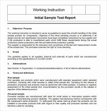Standardized Work Instructions Templates Elegant Sample Instruction 7 Documents In Pdf Printable Letter Templates Templates Formal Business Letter