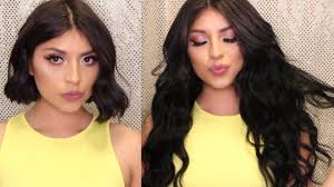 They are also rather easy to install and maintain. Hair Extensions For Short Hair Youtube