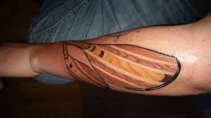 Making the leg look like it's made of wood. Session01 Paddles Wood Grain Tattoo Sleeve Independentink Fargo Justinzaun Sleeve Tattoos Tattoos Nature Camping