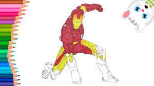 Kumpulan mewarnai gambar iron man, superhero keren dan populer. Mewarnai Iron Man Gabrez