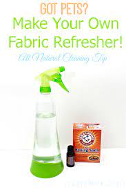 Make Your Own Fabric Refresher Spray Natural Cleaning Trick Mom 4 Real Fabric Refresher Cleaning Hacks Natural Cleaning Products