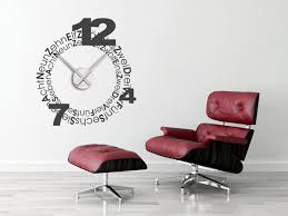 Dieser gewährleistet eine besondere genauigkeit der tischuhr. Wandtattoos Als Grosse Wanduhren Moderne Uhren Mal Anders