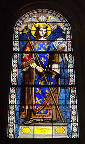 Dscf2091 Notre Dame De Compassion Paris Porte Des Ternes Vitrail De Louis Ix St Louis Eglise Vitrail Vitrail Eglise