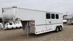 The innovative safetack reverse load horse trailer by double d trailers solves all the problems associated with conventional slant loads. New Sundowner Super Sport Gooseneck 3 Horse Slant Load Trailer Beck S Trailer Store Michigan S Largest Trailer Dealer New And Used Trailers For Sale