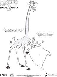 Coloring Page Madagascar In 2020 Coloring Pages Dreamworks Animation Dreamworks