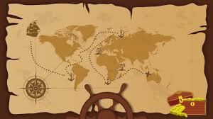 Create hours of fun planning and completing scavenger hunts with this pirate map for kids.hide an item for the children to find in the classroom or at home and allow them to use the coordinates on. Treasure Hunt Powerpoint Template Slidemodel