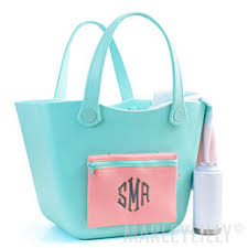 Top width measures 22 inches. Monogrammed Beach Bags Totes And Coolers Marleylilly