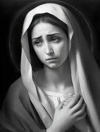 Our dear heavenly Mother Mary...how little do our trials and sorrows appear  when compared to her bitter sufferings."