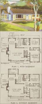 Houses of the 20's, 30's, and 40's. 37 1950 Floor Plans Ideas Vintage House Plans Floor Plans House Plans