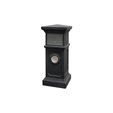 Northcote Pottery 36 X 90cm Charcoal Plymouth Pillar Letterbox In 2020 Letter Box Pillars Pottery