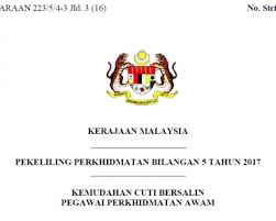 Pekeliling majikan bil.1 tahun 2018. Tahun 2017 Archives Pekeliling Terbaru Kerajaan
