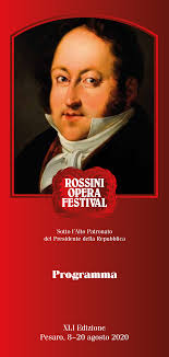 XLI Edizione Pesaro, 8~20 agosto 2020