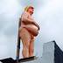Stolen naked Trump statue returned to roof of Miami gallery