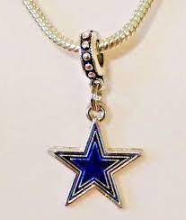 Nfl Dallas Cowboys Star Dangle Pendant Charm For Charm Bracelet Or Necklace S Dallascowboys Dallas Dallas Cowboys Star Dallas Cowboys Women Petite Necklace