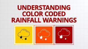 What do yellow, orange, and red rainfall warning signals mean? Understanding Color Coded Rainfall Warning Youtube