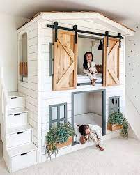 Imagine the fun at sleepovers. Playhouse Bunk Bed By Aenny Chung House Bunk Bed Girl Bedroom Designs Kid Room Decor