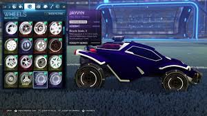 Every Painted Titanium White Wheel Showcase Mid April 2019 Rocket League Youtube