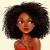 Woman Curly Hair Cartoon