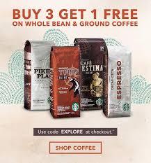 Here are 43 coffees that match your selection. Starbucks Canada Buy 3 Coffees Get 1 Free