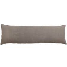 The Leon Body Pillow Natual Will Upgrade Your Bedding By Adding More Comfort With This Long Pillow The 100 Linen Bo Body Pillow Pom Pom At Home Long Pillow