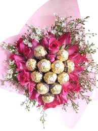 Ferrero Rocher Bouquet Delivery In Philippines Chocolate Flowers Bouquet Ferrero Rocher Bouquet Flower Box Gift