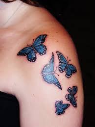 The cross design is as timeless as the sea. Butterfly Tattoo Color Blue Novocom Top