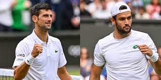 Berrettini se mostró con confianza para este partido tras finiquitar su semifinal ante. Matteo Berrettini Holds An Edge Over Novak Djokovic In Key Wimbledon Stat