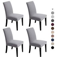5% coupon applied at checkout save 5% with coupon. Chair Covers For Dining Room Stretch Chair Slipcovers For Decorative Seat Protector Water Repellent Armless Removable Washable Elastic Dinner Universal Spandex Solid Chair Slip Covers Set Grey 4 Pricepulse