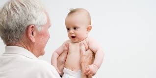 Image result for pictures of old man with his grandchildren