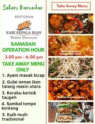 Masak lemak sememangnya lauk pujaan. Lauk Apa Berbuka Kari Kepala Ikan Mutiara Damansara Facebook