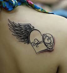 This is an admirably drawn tattoo, however there is conceptual issue that can't be bridged. Tattoo Borboleta Heart Wing Tattoo Design On Girls Tattoo Designs For Girls Heart With Wings Tattoo Wing Tattoo Designs