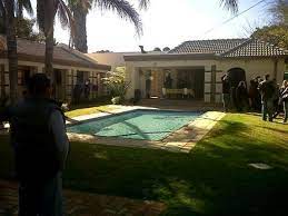 There is a heavy police presence and long stretches of barbed wire fencing have been put. Malema S House Bought By Town Planner