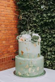 Wedding Cake Green Gold Torte Hochzeit Hochzeitstortenstander Hochzeitstorte