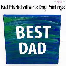 Prepare your father's day card by creating the card base. Father S Day Paintings From Kids