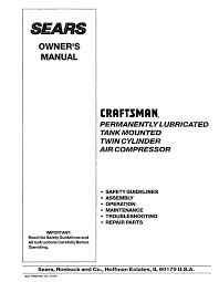 The compressed the compressor the receiver. Craftsman Air Compressor Owner S Manual Pdf Download Manualslib