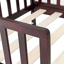 Maybe you would like to learn more about one of these? Children Sleeping Bedroom Furniture Espresso Color Sturdy Wooden Frame Extra Safety For Kids Children Wooden Baby Toddler Bed With Safety Guardrails Toddler Beds Baby Rayvoltbike Com