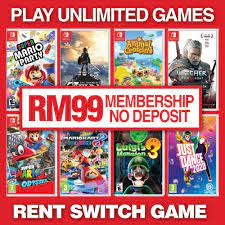 Nintendo switch online is accessible via the orange navigational menu when you first open the storefront. Rent Nintendo Switch Games Lifetime Membership Animal Crossing Zelda Mario Luigi Pokemon Online Accept Trade In Shopee Malaysia