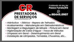 CR Desentupidora - Elétrica, Hidráulica e Serviços Gerais