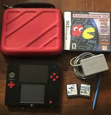 Se entregará lo que se ve juego para la consola nintendo ds, ds lite, dsi, xl, 2ds y 3ds funciona . Sistema Portatil Nintendo 2ds Negro Y Rojo Con Juegos Mario Bros Y Namco Ebay