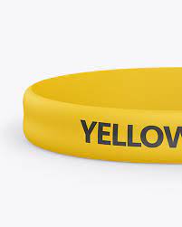 Download Matte Silicone Wristband Mockup In Stationery Mockups On Yellow Images Object Mockups