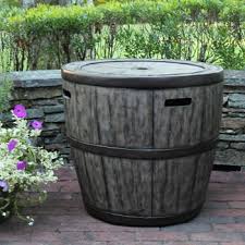 Whether you're a casual wine lover or a connoisseur of fine wine, you'll fall in love with the originality and fine craftsmanship of our enthusiast wine barrel gas fire pit table by vin de flame. Wine Barrel Gas Fire Table 27 By None Garden Incinerators Fire Pits