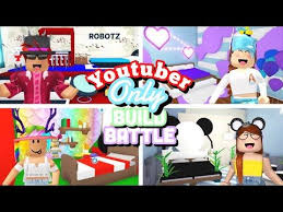 Youtubers Only Build Battle Build A Bedroom That Is Related With Your Username Roblox Adopt Me Youtube Cute Room Ideas Roblox Adoption