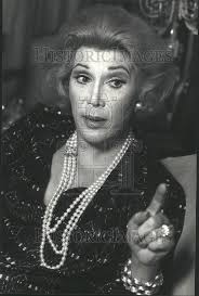 1986 Press Photo Musical Comedy Star Dolores Gray Broadway Show 42nd S