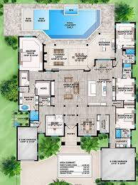 House Plan 207 00033 Coastal Plan 4 018 Square Feet 4 Bedrooms 4 5 Bathrooms In 2020 Florida House Plans New House Plans House Blueprints