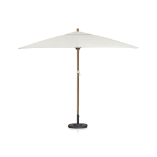 Black And White Outdoor Umbrella With Stand Rectangular Sunbrella White Umbrella Canopy Reviews Crate And Barrel Sand Patio Rectangular Patio Umbrella Patio Umbrella