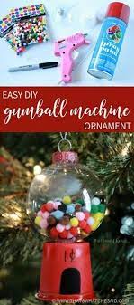 Diy Gumball Machine Ornament Clear Christmas Ornaments Christmas Ornaments Homemade Christmas Ornament Crafts