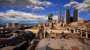 The sky, clouds, sunset, mountains, the plane, desert, antenna. 17 Los Santos Wallpapers On Wallpapersafari