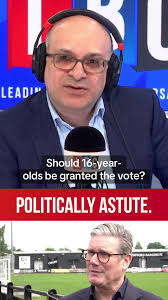 As Labour considers giving 16-year-olds the vote, Ali Miraj says the party  is ‘thinking about the longterm’. #lbc #labour #generalelection #vote  #tories
