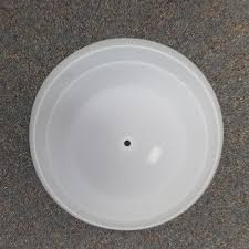 Lighting ceiling medallion canopy round cover accessory. Electrical And Ventilation Lighting Plastic Dish Shade For Mobile Home Ceiling Light
