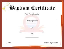 Free printable baptism certificate template christian. Free Baptism Certificate Pdf 293kb 1 Page S